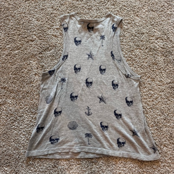 SKULL CASHMERE Tank size Small - Picture 4 of 4
